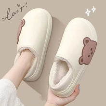 Load image into Gallery viewer, Bear Fluffy Slippers

