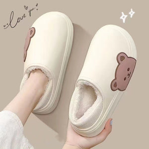Bear Fluffy Slippers