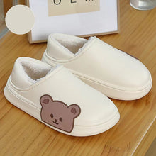 Load image into Gallery viewer, Bear Fluffy Slippers
