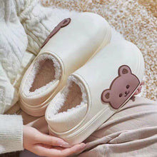 Load image into Gallery viewer, Bear Fluffy Slippers
