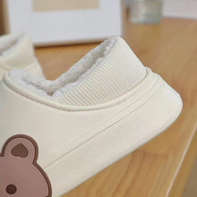 Load image into Gallery viewer, Bear Fluffy Slippers
